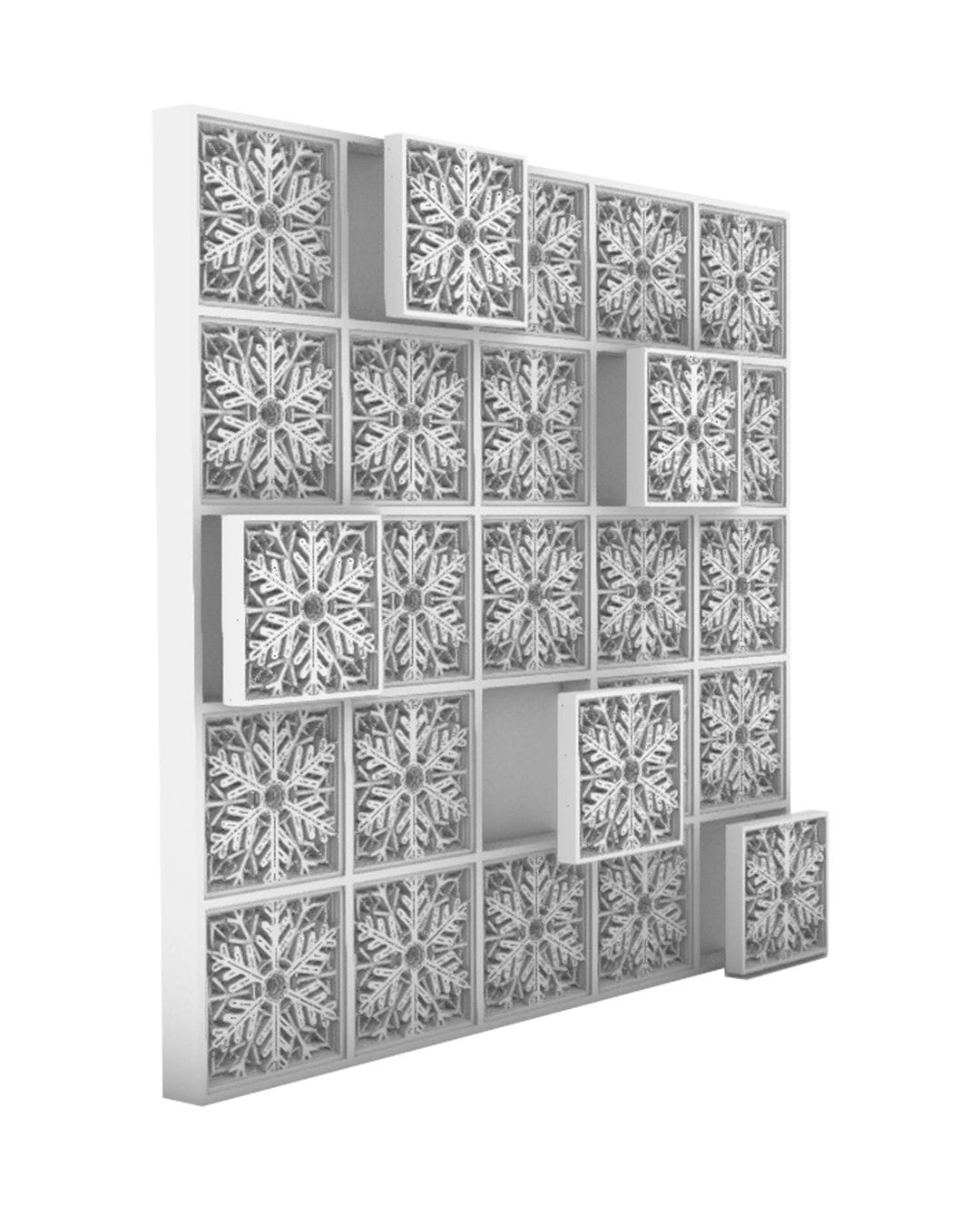 panel design - Snowflakes